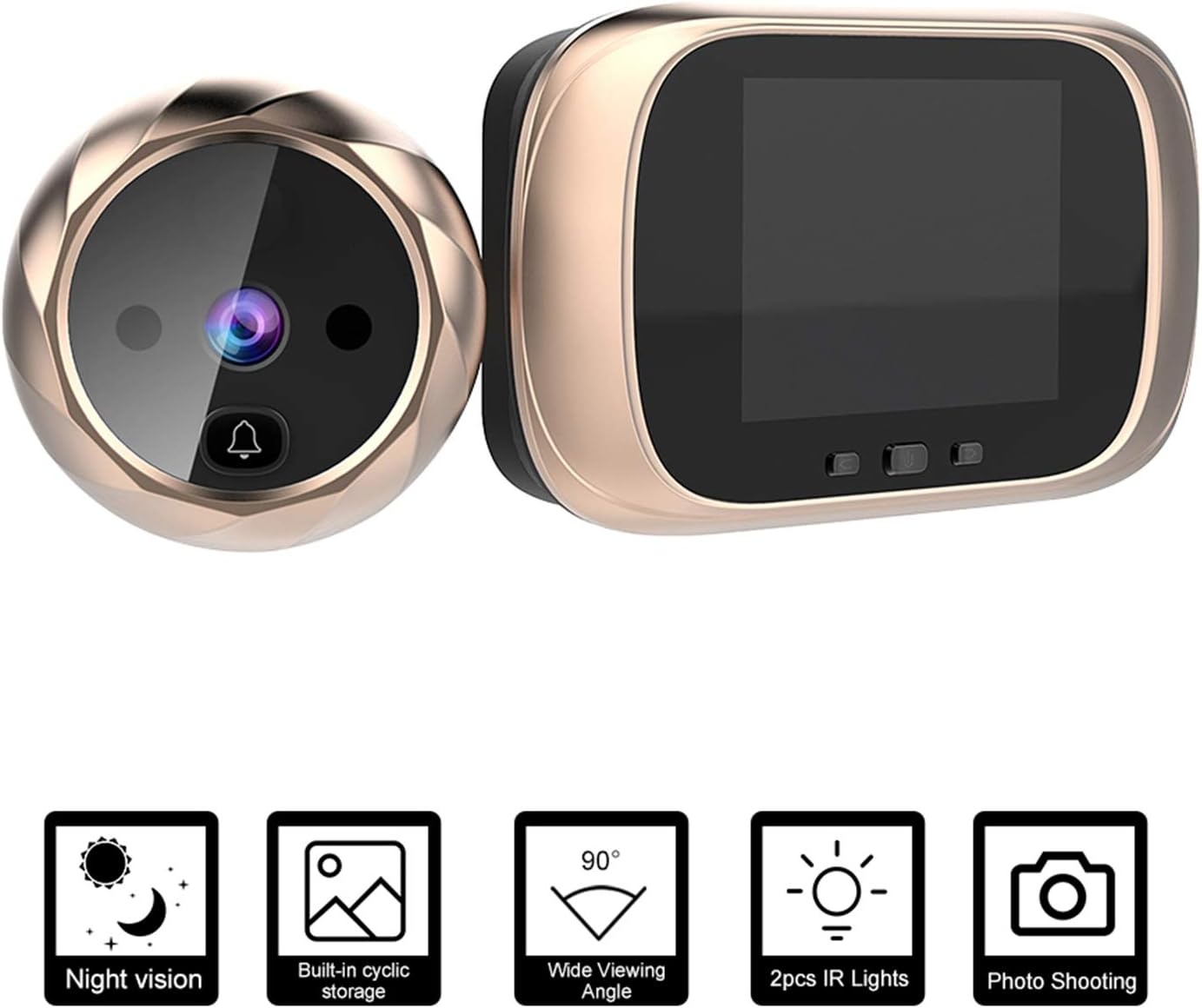 Digitale Deurspion Camera met LCD & Nachtzicht - 29% Korting