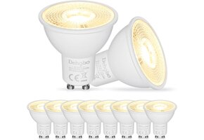Set van 10 GU10 LED Lampen 6W (60W) Warm Wit, 28% Korting
