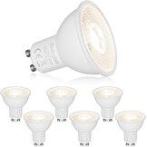 Set van 10 GU10 LED Lampen 6W (60W) Warm Wit, 28% Korting