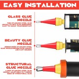 24-delige Kit Mondstuk Set RVS & Siliconen - Afdichten 24% Korting!