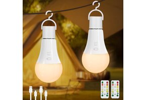 2x E27 LED Lamp 7W Dimbaar, 3 Kleuren & Timer - 28% Korting