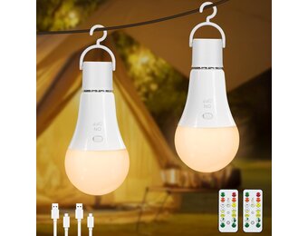 2x E27 LED Lamp 7W Dimbaar, 3 Kleuren & Timer - 28% Korting