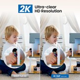 Binnencamera 2K HD (3MP) met 360° Kijkhoek & Nachtzicht - 33% Korting