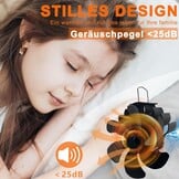 Warmte-Aangedreven Kachelventilator 6 Bladen - 34% Korting!
