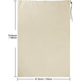 2x Fleece Plantenhoes - Vorst- Wind- & Ongediertebescherming (120x180cm)