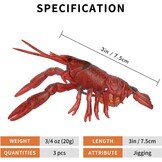 Zacht Kunstaas Shadtail TPE 7.5cm 20g met BKK Haken | 28% Korting