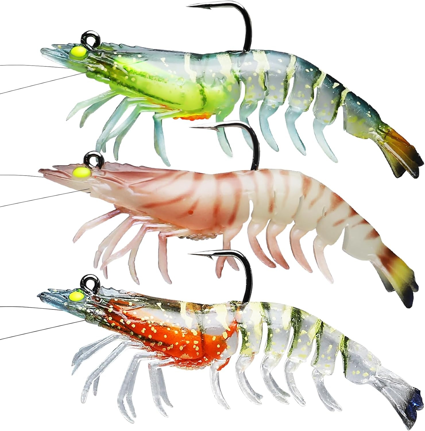 Zacht Kunstaas Shadtail TPE 7.5cm 20g met BKK Haken | 28% Korting