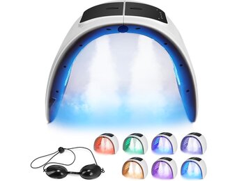 LED Gezichtsmasker Huidverjonging - 7 Kleuren & Sprayfunctie - 29% Korting!