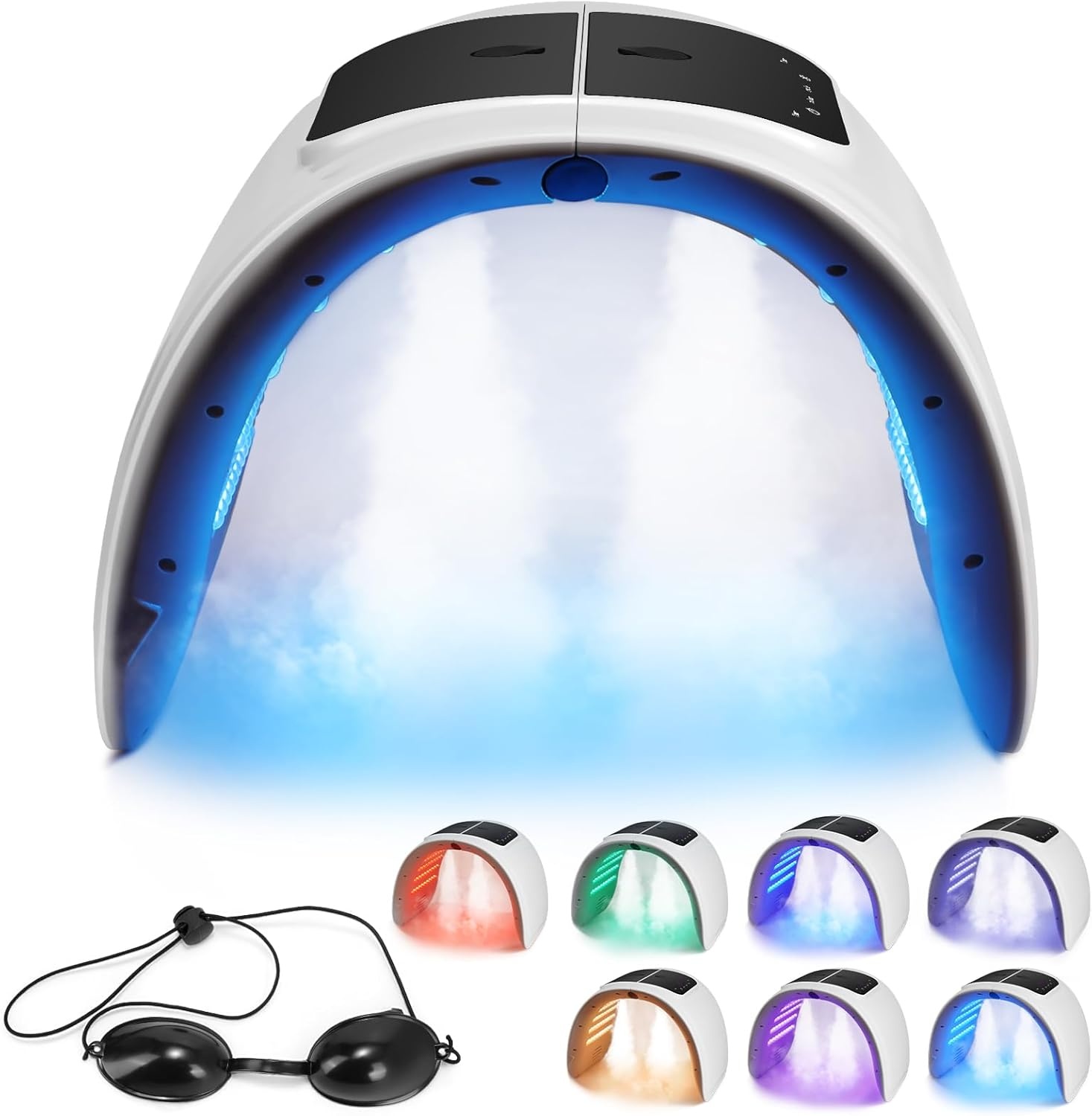 LED Gezichtsmasker Huidverjonging - 7 Kleuren & Sprayfunctie - 29% Korting!