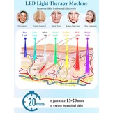 LED Gezichtsmasker Huidverjonging - 7 Kleuren & Sprayfunctie - 29% Korting!