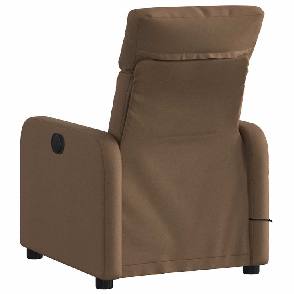 Verstelbare Massagestoel Stof Bruin - 59% Korting!