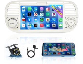 Android Autoradio Fiat 500 (2007-2015) | 35% Korting