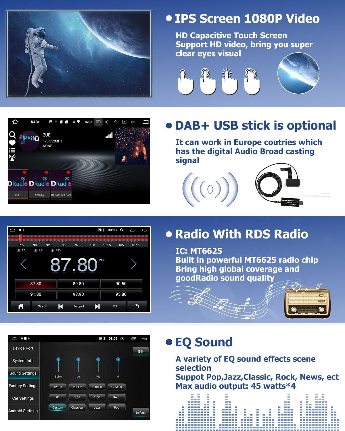 Android Autoradio Fiat 500 (2007-2015) | 35% Korting