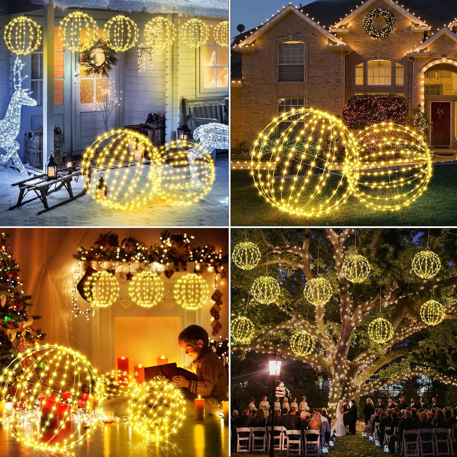 Kerstverlichting Buiten: 2x Warmwit Lichtsnoer met Timer | 34% Korting