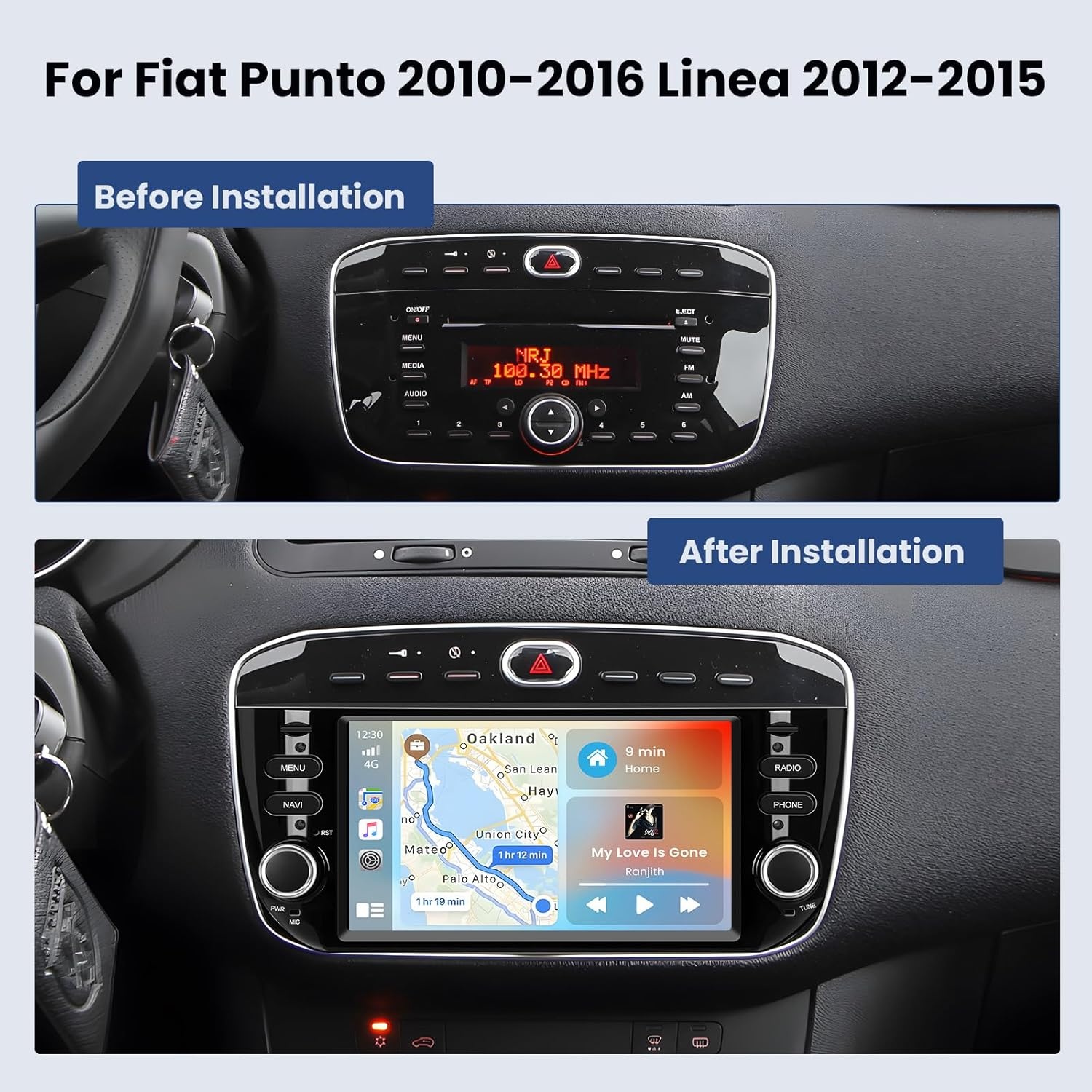 Autoradio Android FIAT Punto (10-16) Linea (12-15) - 35% Korting!