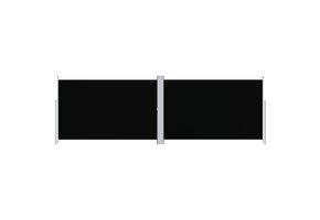 Uittrekbaar Windscherm 200x600 cm Zwart - 30% Korting!