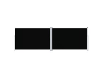 Uittrekbaar Windscherm 200x600cm Zwart - 30% Korting!