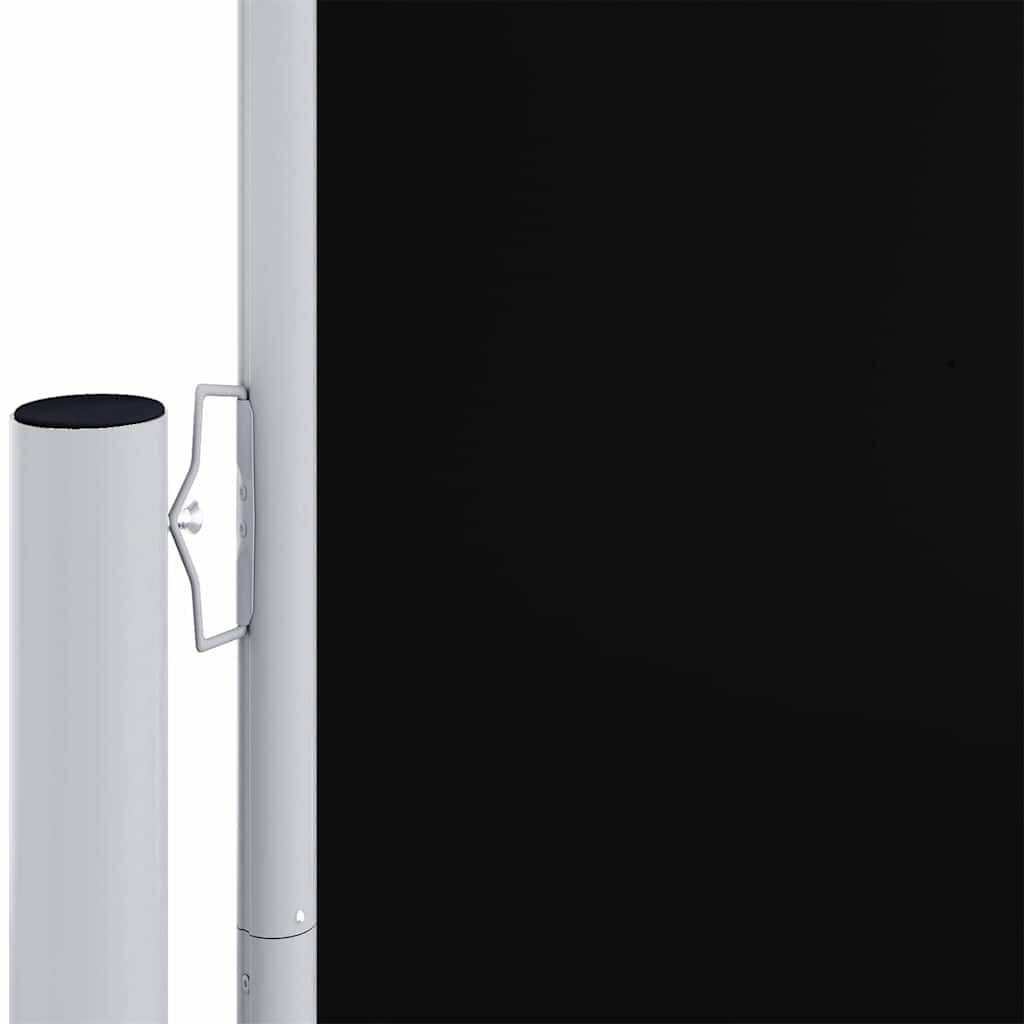 Uittrekbaar Windscherm 200x600cm Zwart - 30% Korting!