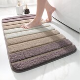 Beige Badmat 50x80cm Microvezel | 28% Korting | Antislip & Absorberend