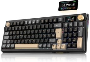 Mechanisch Gaming Toetsenbord met TFT-display & RGB - 34% Korting!
