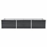 Verhoogde Plantenbak 240x80x45cm Gegalvaniseerd Staal Antraciet - 34% Korting