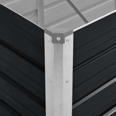 Verhoogde Plantenbak 240x80x45cm Gegalvaniseerd Staal Antraciet - 34% Korting