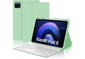 Toetsenbordhoes Xiaomi Pad 6/6 Pro 11" AZERTY Bluetooth Lichtgroen | -70%