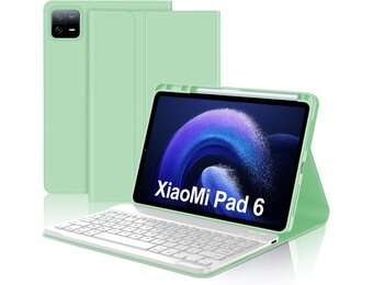 Toetsenbordhoes Lichtgroen voor Xiaomi Pad 6/6 Pro 11" AZERTY met 33% Korting