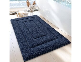 Badmat Antislip Waterabsorberend 40x60cm Marineblauw - 28% Korting