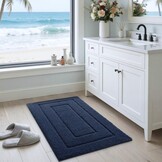 Badmat Antislip Waterabsorberend 40x60cm Marineblauw - 28% Korting