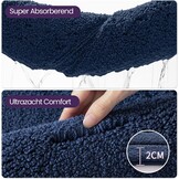 Badmat Antislip Waterabsorberend 40x60cm Marineblauw - 28% Korting