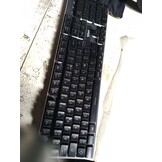 Gaming Toetsenbord & Muis Set: AZERTY, Draadloos/Bedraad, LED, 3200 DPI