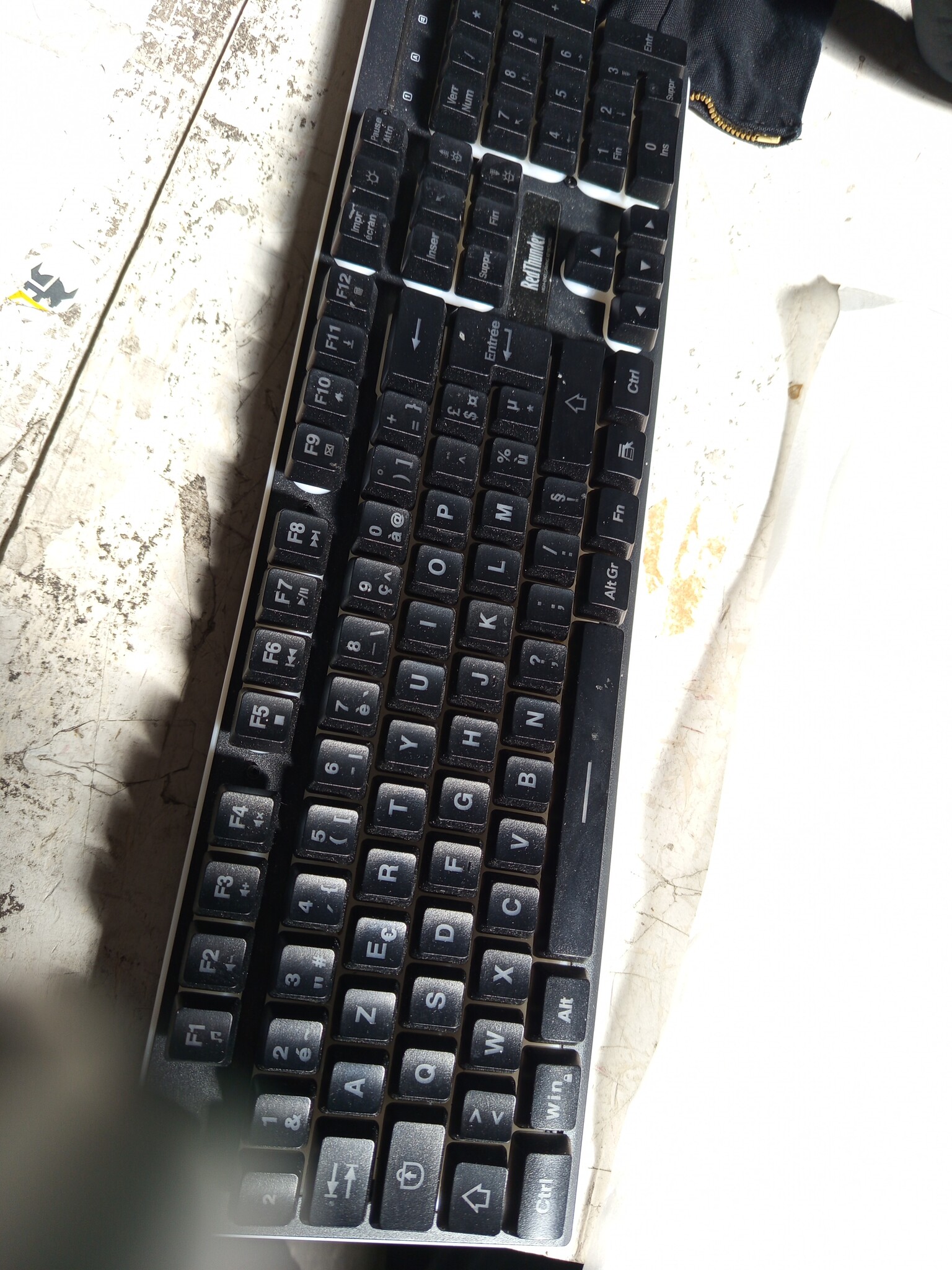 Gaming Toetsenbord & Muis Set: AZERTY, Draadloos/Bedraad, LED, 3200 DPI
