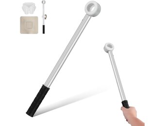 Uitschuifbare Gordijnstok Grijper 47 cm | Aluminium | 33% Korting