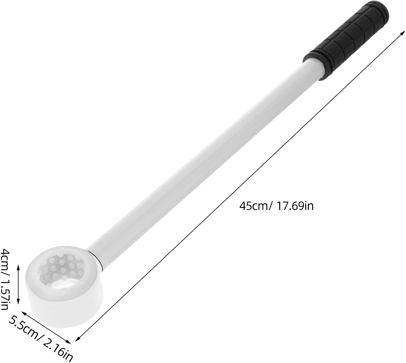 Uitschuifbare Gordijnstok Grijper 47 cm | Aluminium | 33% Korting