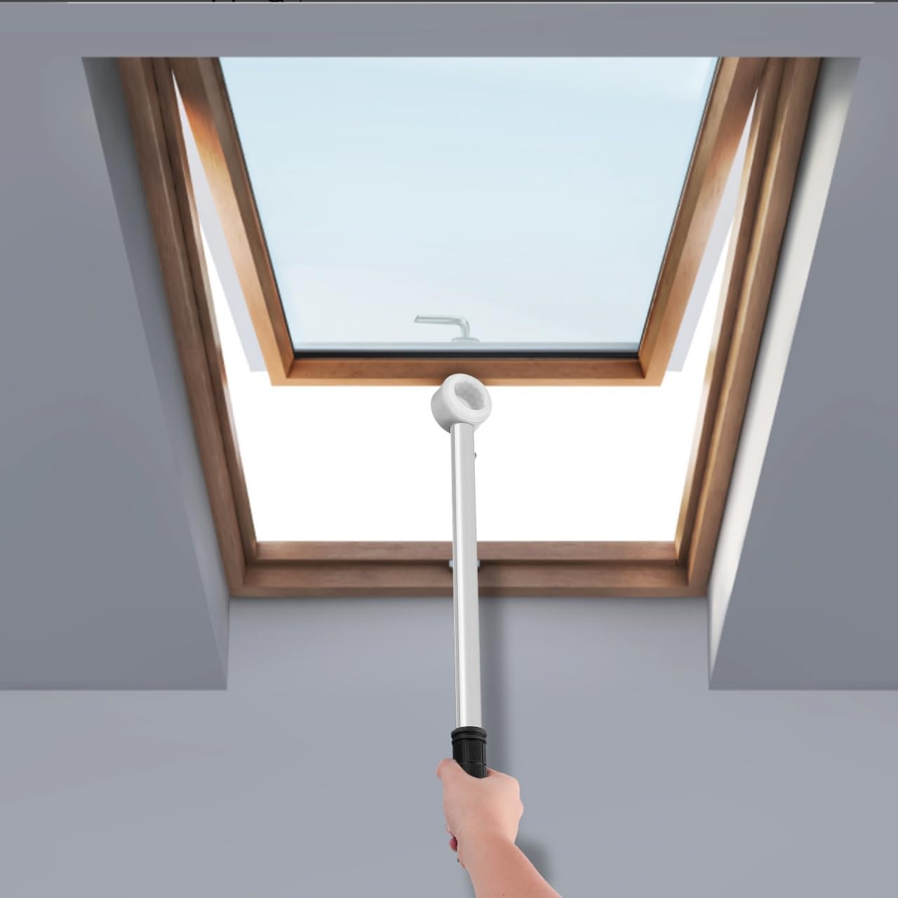Uitschuifbare Gordijnstok Grijper 47 cm | Aluminium | 33% Korting