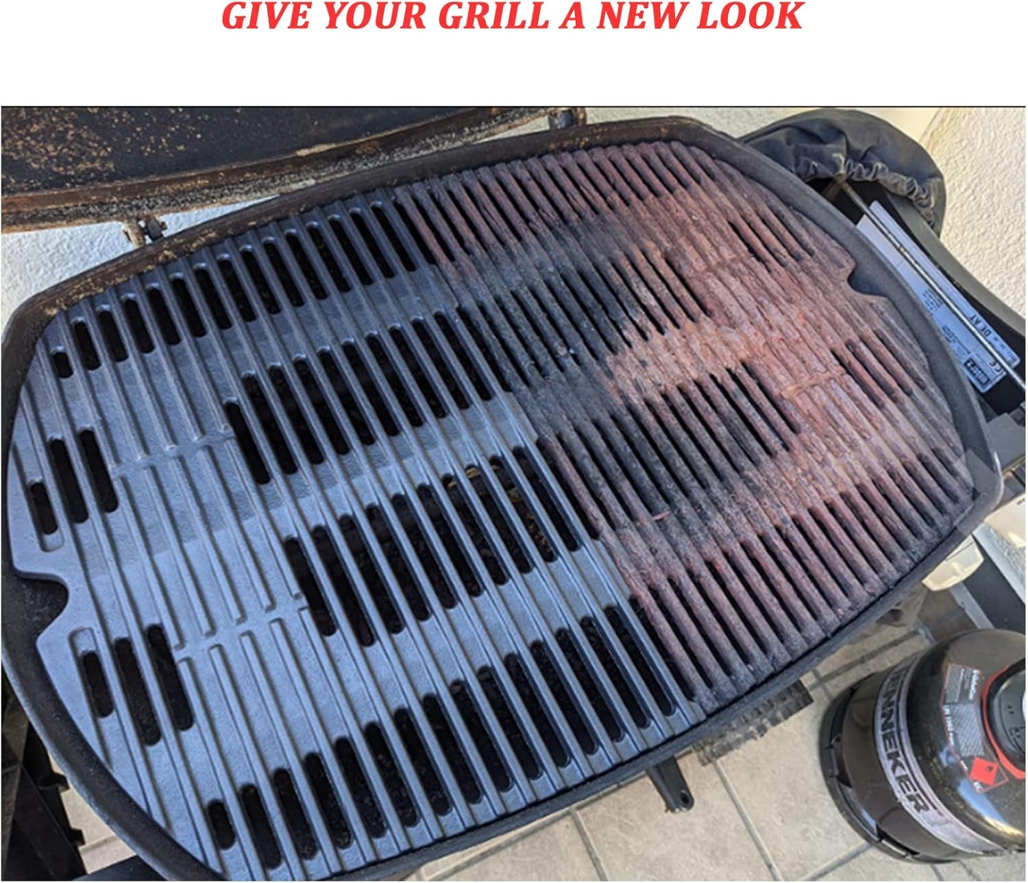 Gietijzeren Grillrooster voor Weber Q300/Q320 (2 stuks, 34% korting!)