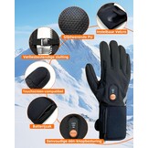 Verwarmde Handschoenen Dames/Heren 78% Korting | Waterdicht, Winddicht