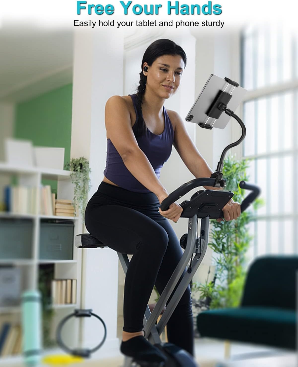 Tablethouder Zwanenhals met 29% Korting - Universeel voor Fitnessapparaten