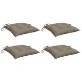 Palletkussens Taupe (4 st.) 50x50 cm Oxford Stof - 33% Korting