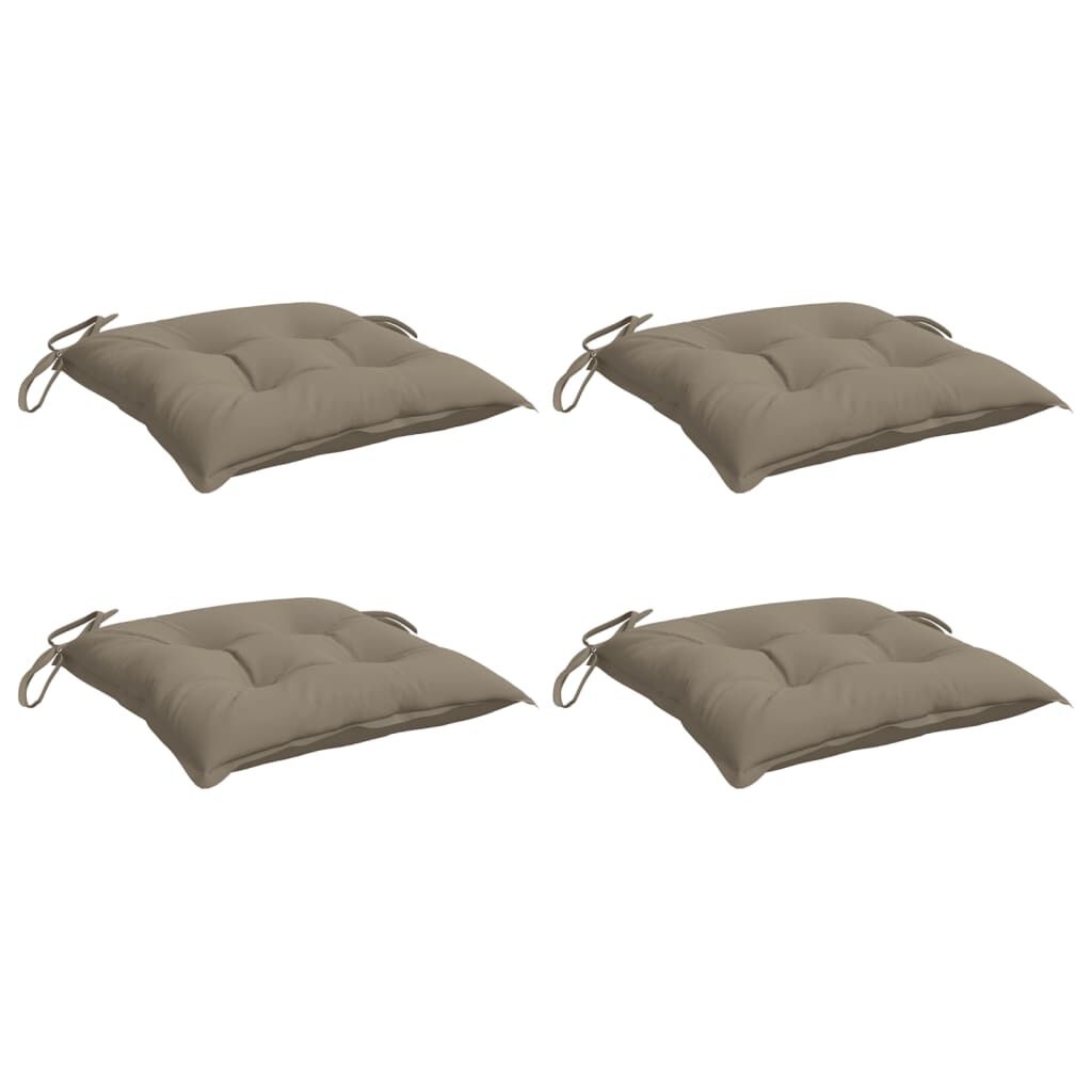 Palletkussens Taupe (4 st.) 50x50 cm Oxford Stof - 33% Korting