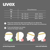 Uvex Skihelm met Vizier - Heren & Dames (54-58cm) - 35% Korting