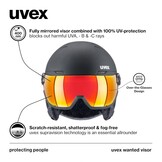 Uvex Skihelm met Vizier - Heren & Dames (54-58cm) - 35% Korting