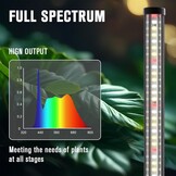 Staande LED Plantenlamp 24W Volledig Spectrum - 165cm - 29% Korting