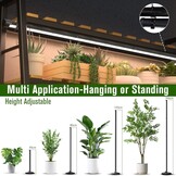 Staande LED Plantenlamp 24W Volledig Spectrum - 165cm - 29% Korting