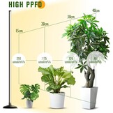 Staande LED Plantenlamp 24W Volledig Spectrum - 165cm - 29% Korting