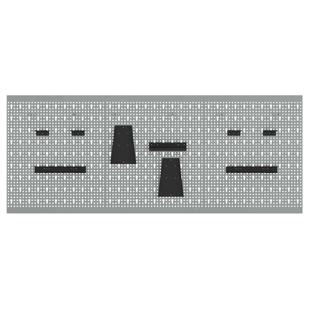 VidaXL Opslagbank Grijs 150x1x60cm Staal - 29% Korting