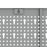 VidaXL Opslagbank Grijs 150x1x60cm Staal - 29% Korting