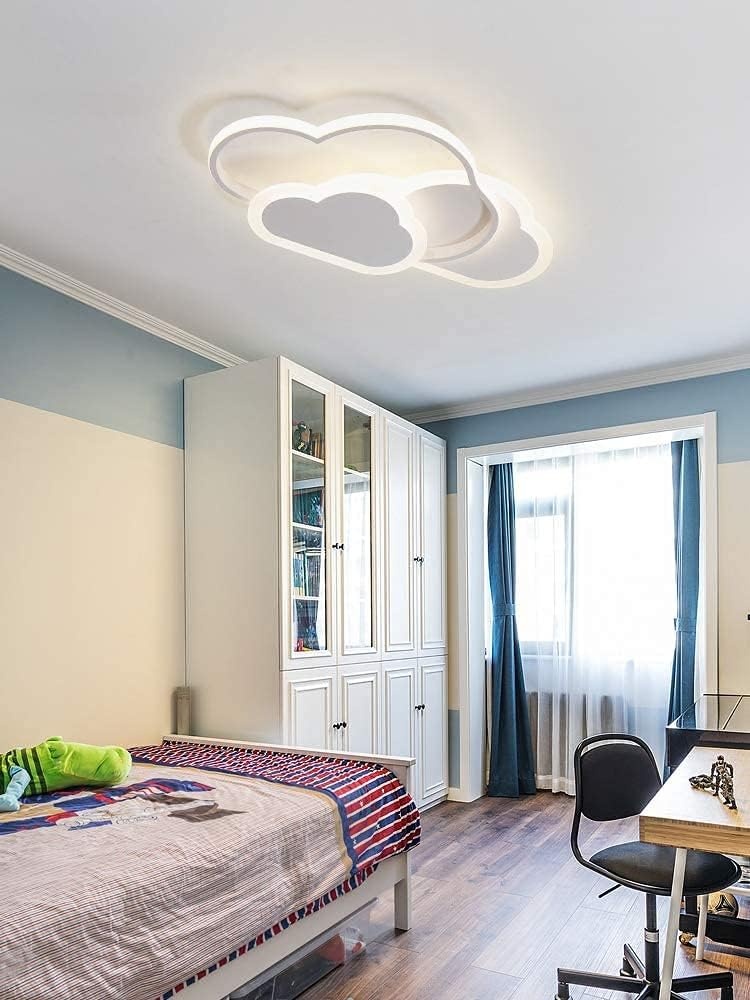 Dimbaar LED Plafondlamp Wolken - Kinderkamer - 32W - 34% Korting!