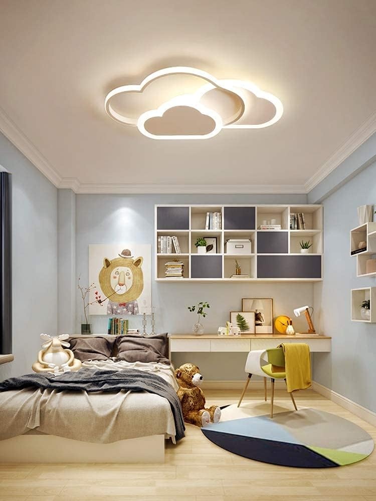 Dimbaar LED Plafondlamp Wolken - Kinderkamer - 32W - 34% Korting!